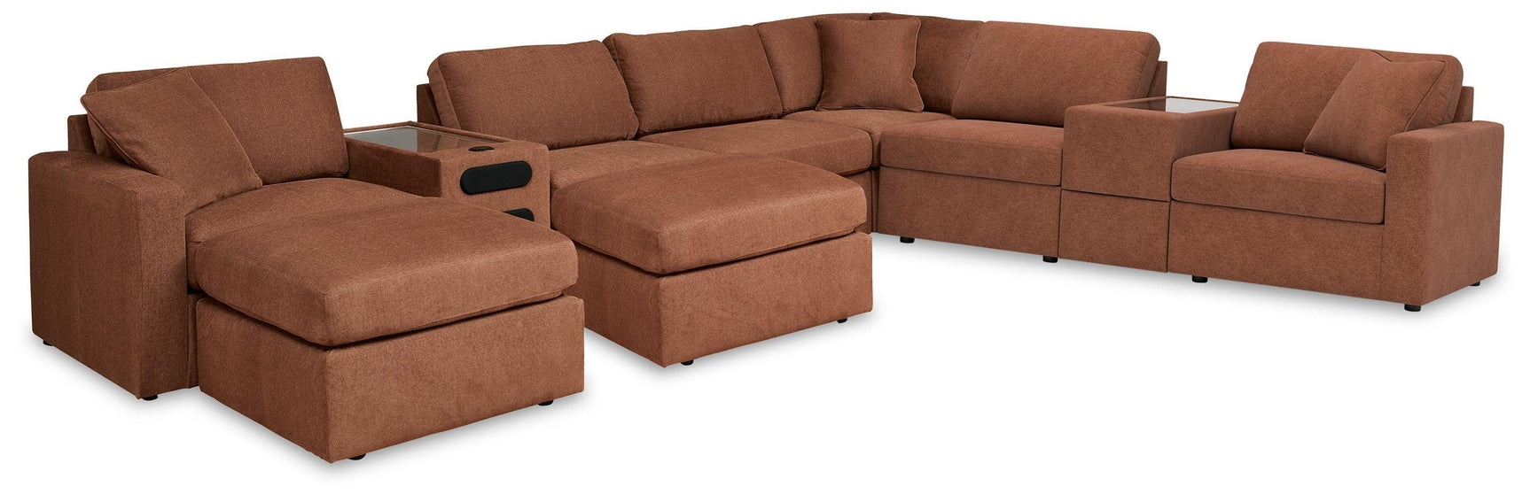 Modmax Spice 8-Piece Sectional With Ottoman