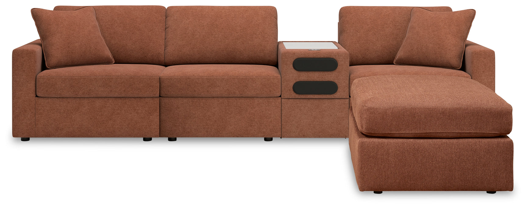 Modmax Spice 4-Piece Sectional with Ottoman