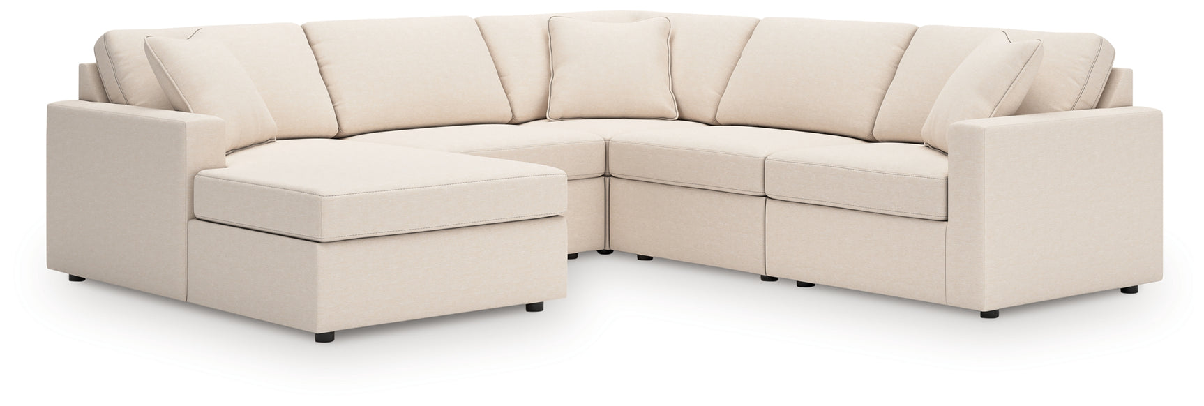 Modmax Oyster 5-Piece Sectional with Chaise