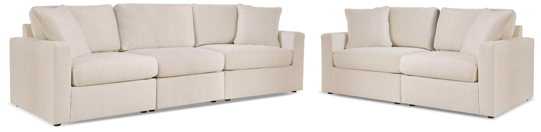 Pillar Oyster Peak Sofa And Loveseat