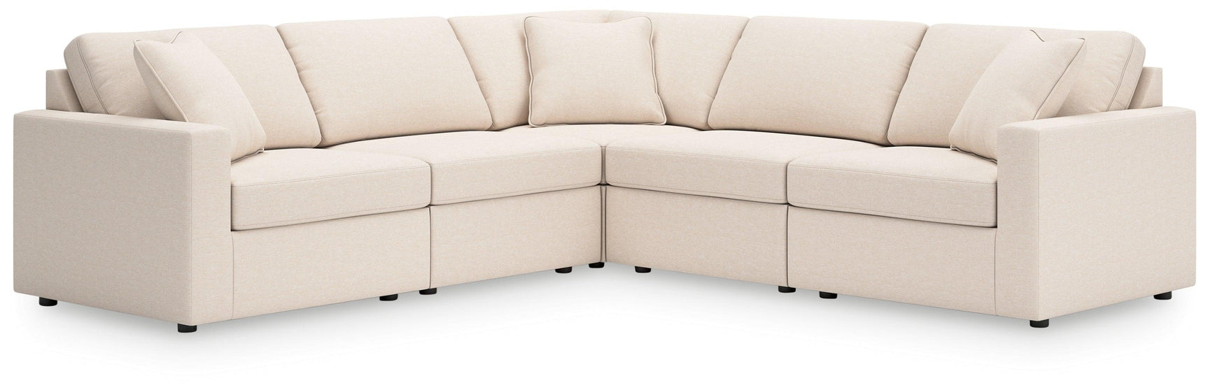 Modmax Oyster 5-Piece Sectional with Ottoman