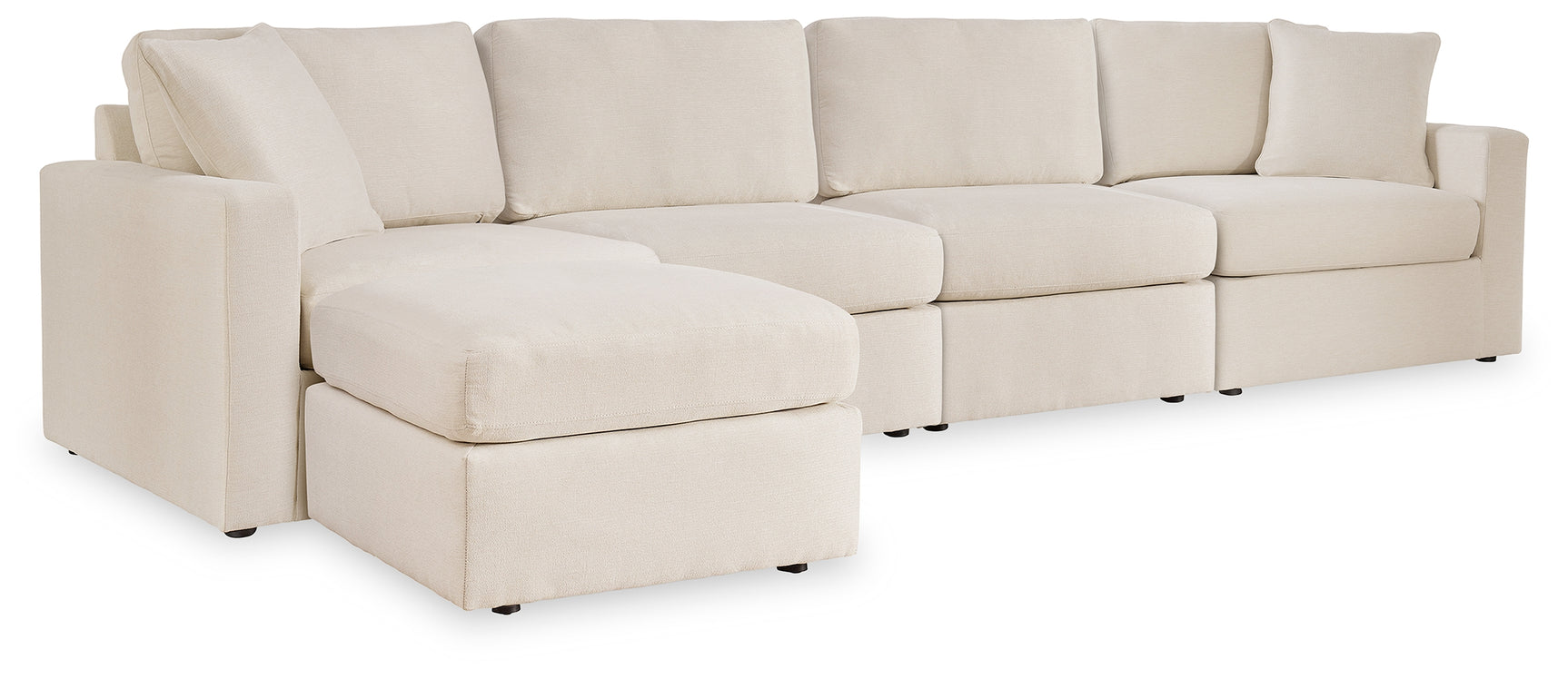 Modmax Oyster 4-Piece Sectional with Ottoman