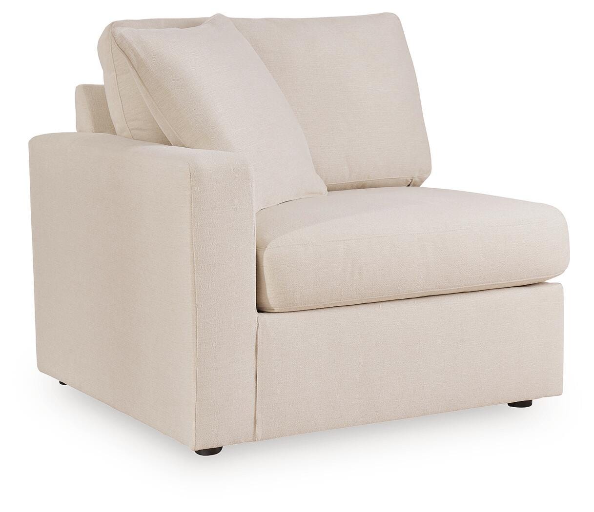 Modmax Oyster Performance Fabric,Next-Gen Nuvella™ 4-Piece Sectional with Chaise angled view