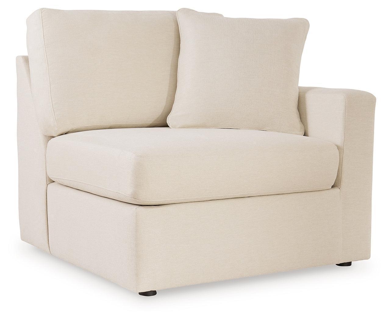 Modmax Oyster Nuvella® 8-Piece Sectional with Audio System and Chaise