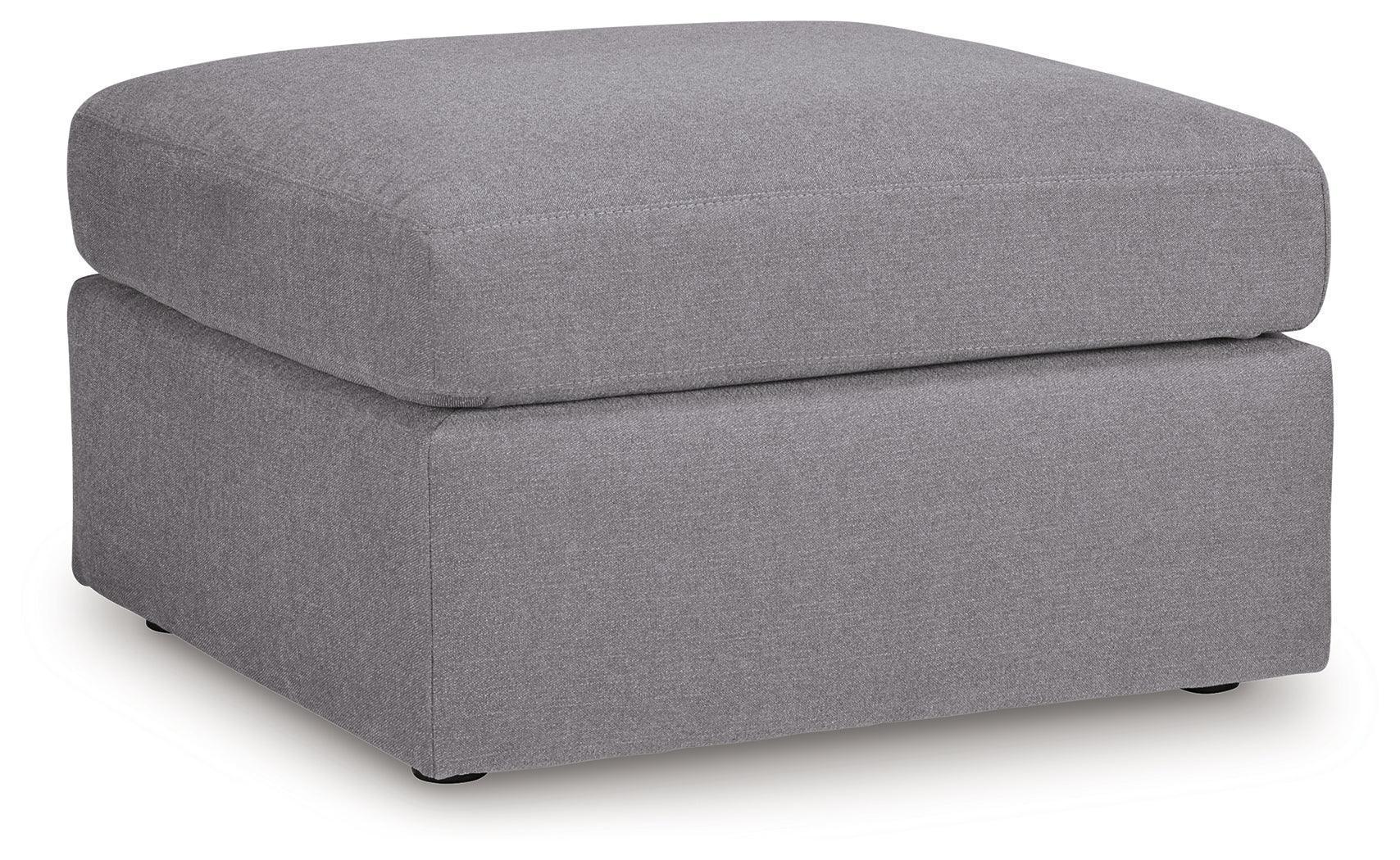 Modmax Granite Performance Fabric,Next-Gen Nuvella™ Oversized Accent Ottoman