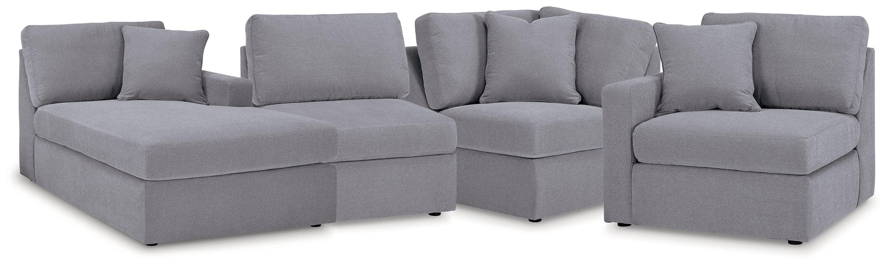 Modmax Granite 4-Piece Sectional with Chaise