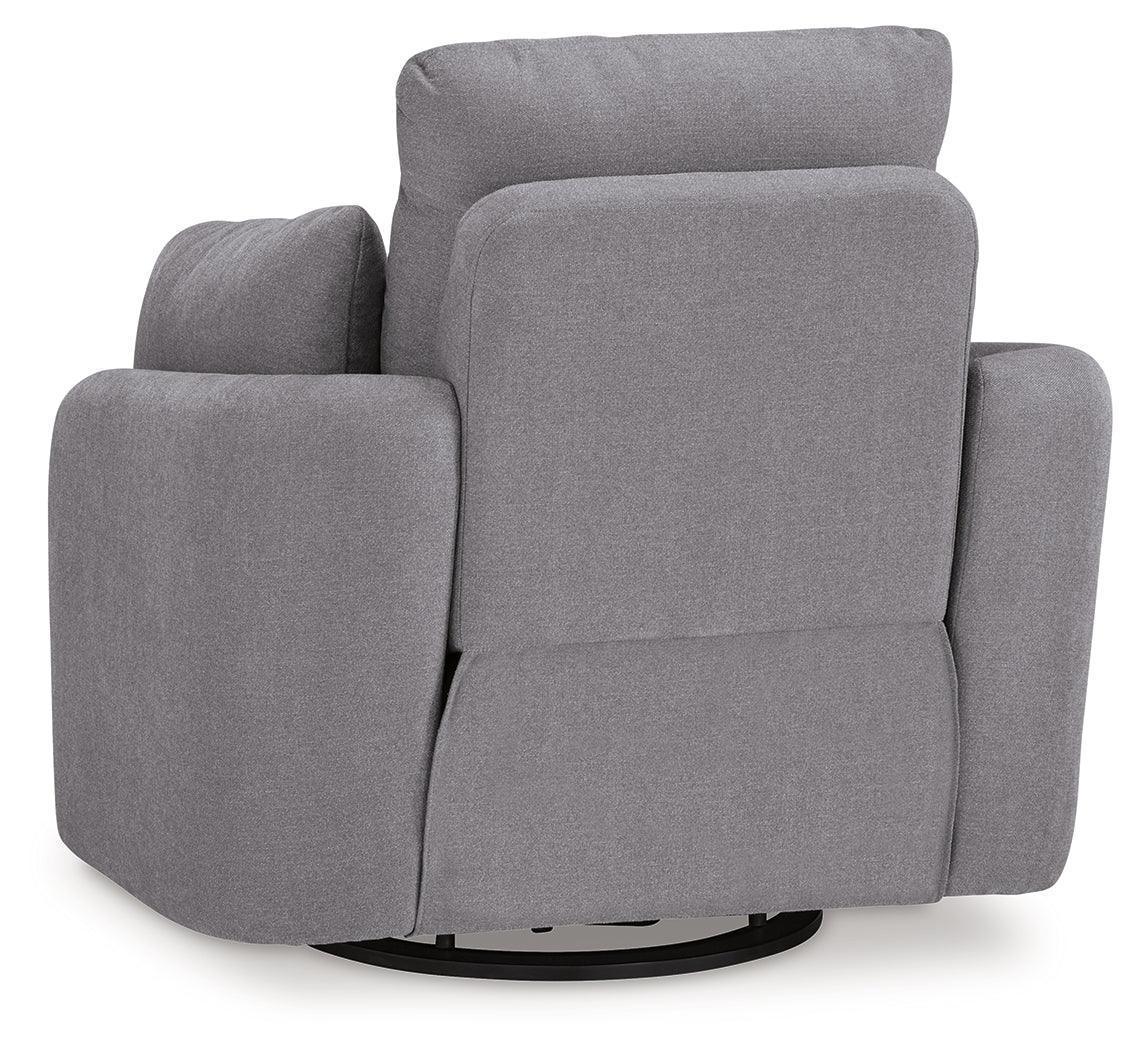 Modmax Granite Performance Fabric,Next-Gen Nuvella™ Swivel Glider Chair