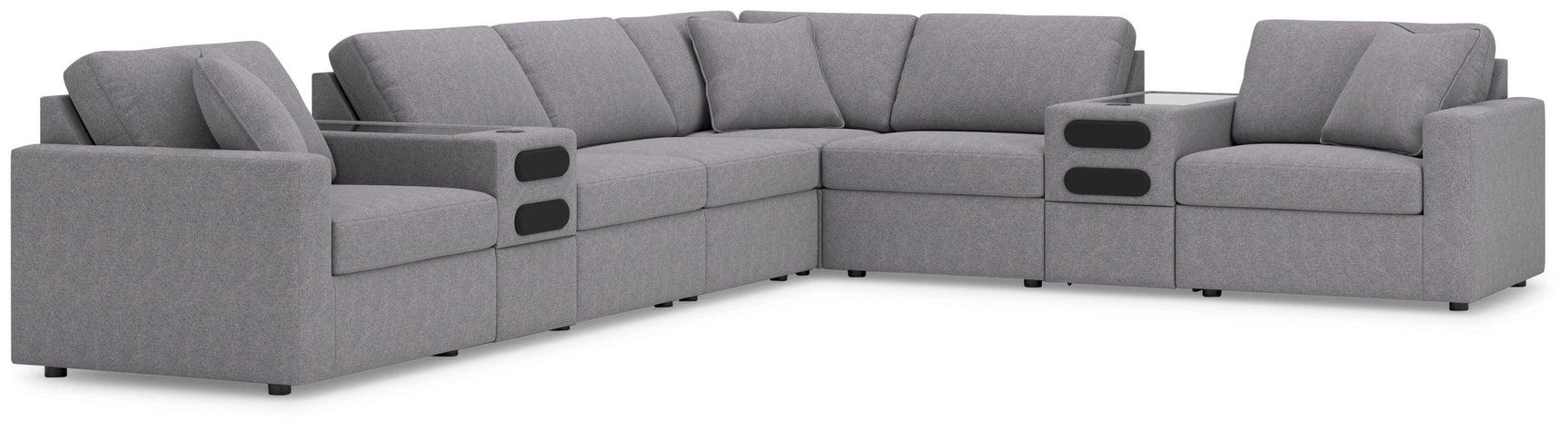 Modmax Granite Performance Fabric,Next-Gen Nuvella™ 8-Piece Sectional