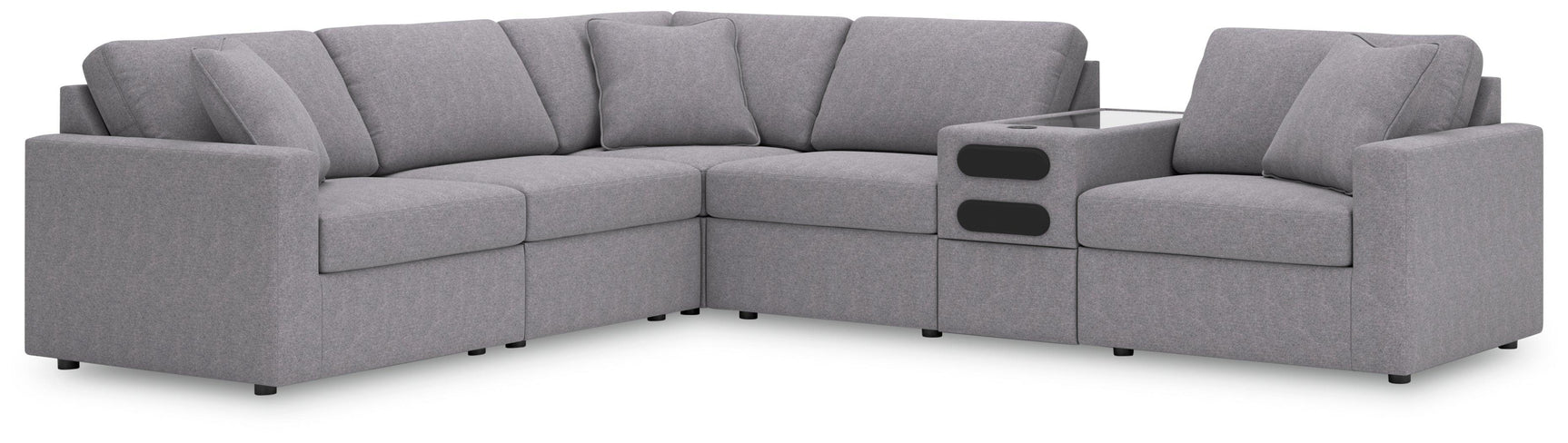 Modmax Granite Performance Fabric,Next-Gen Nuvella™ 6-Piece Sectional
