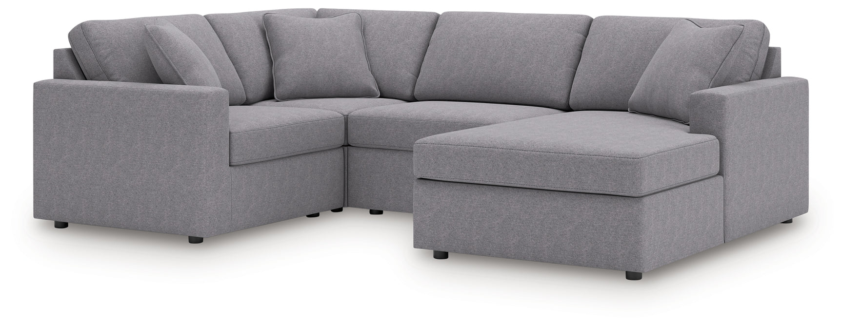 Modmax Granite 4-Piece Sectional with Chaise
