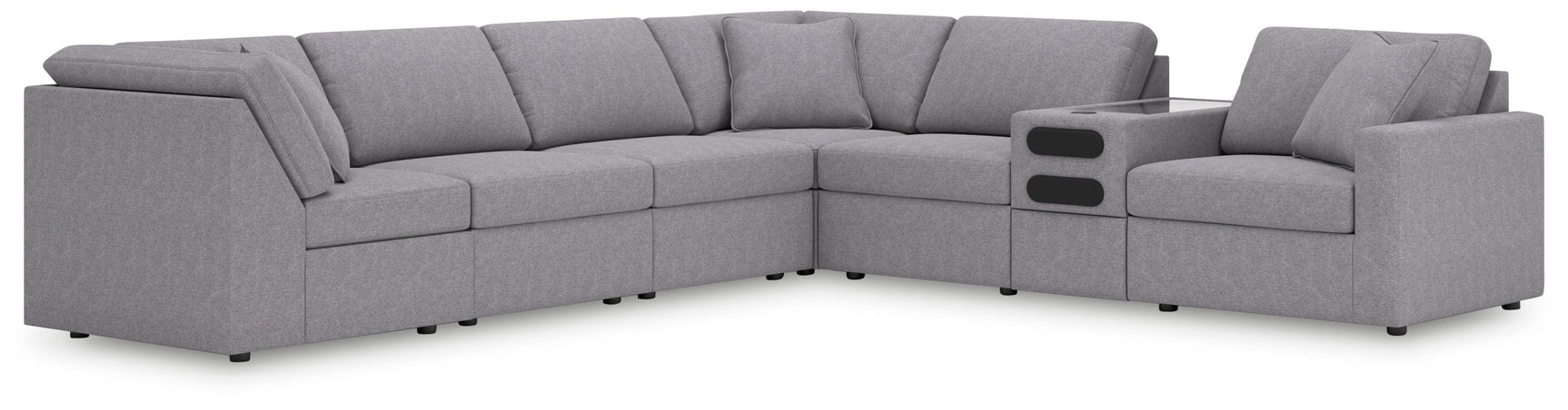 Modmax Granite Performance Fabric,Next-Gen Nuvella™ 7-Piece Sectional