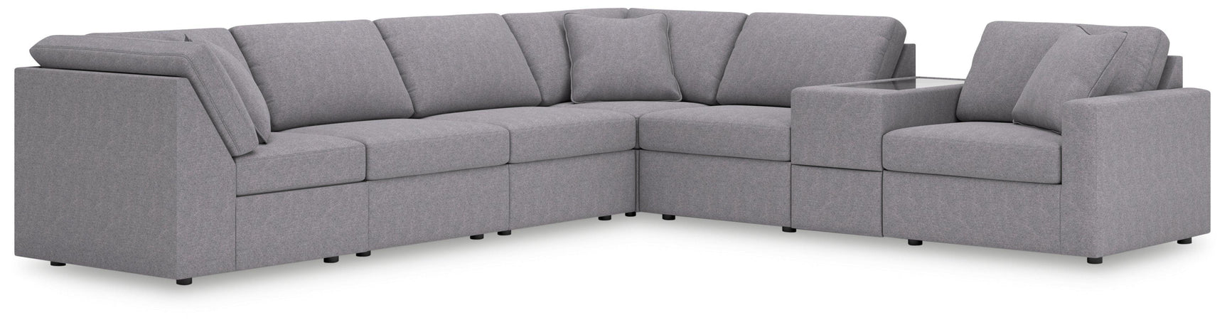 Modmax Granite Performance Fabric,Next-Gen Nuvella™ 7-Piece Sectional