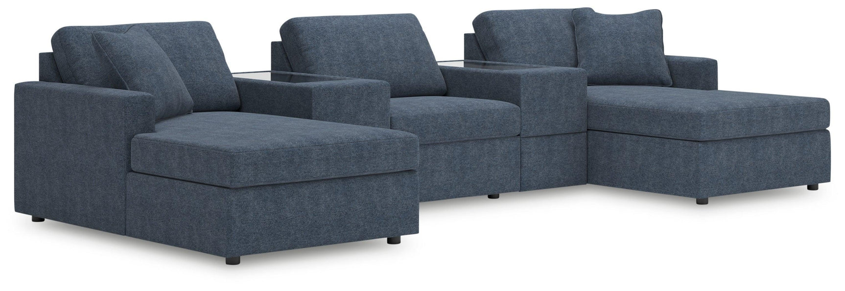 Modmax Ink Performance Fabric,Next-Gen Nuvella™ 5-Piece Pit Sectional