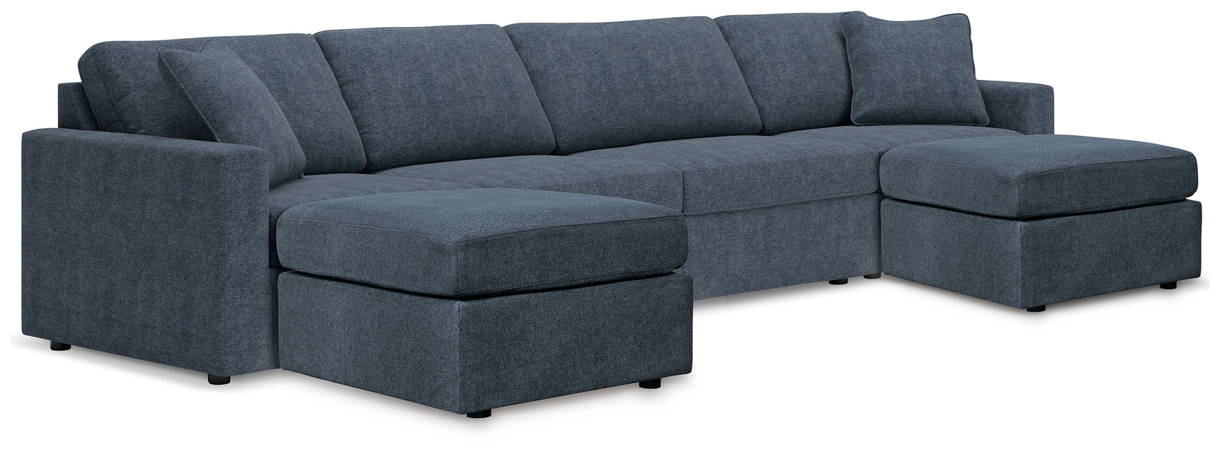 Modmax Ink 4-Piece Sectional with Ottoman