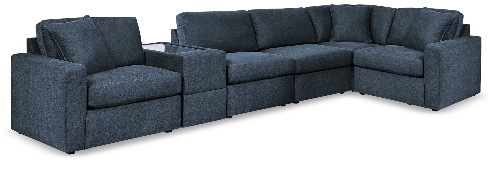 Modmax Ink 6-Piece Sectional with Ottoman