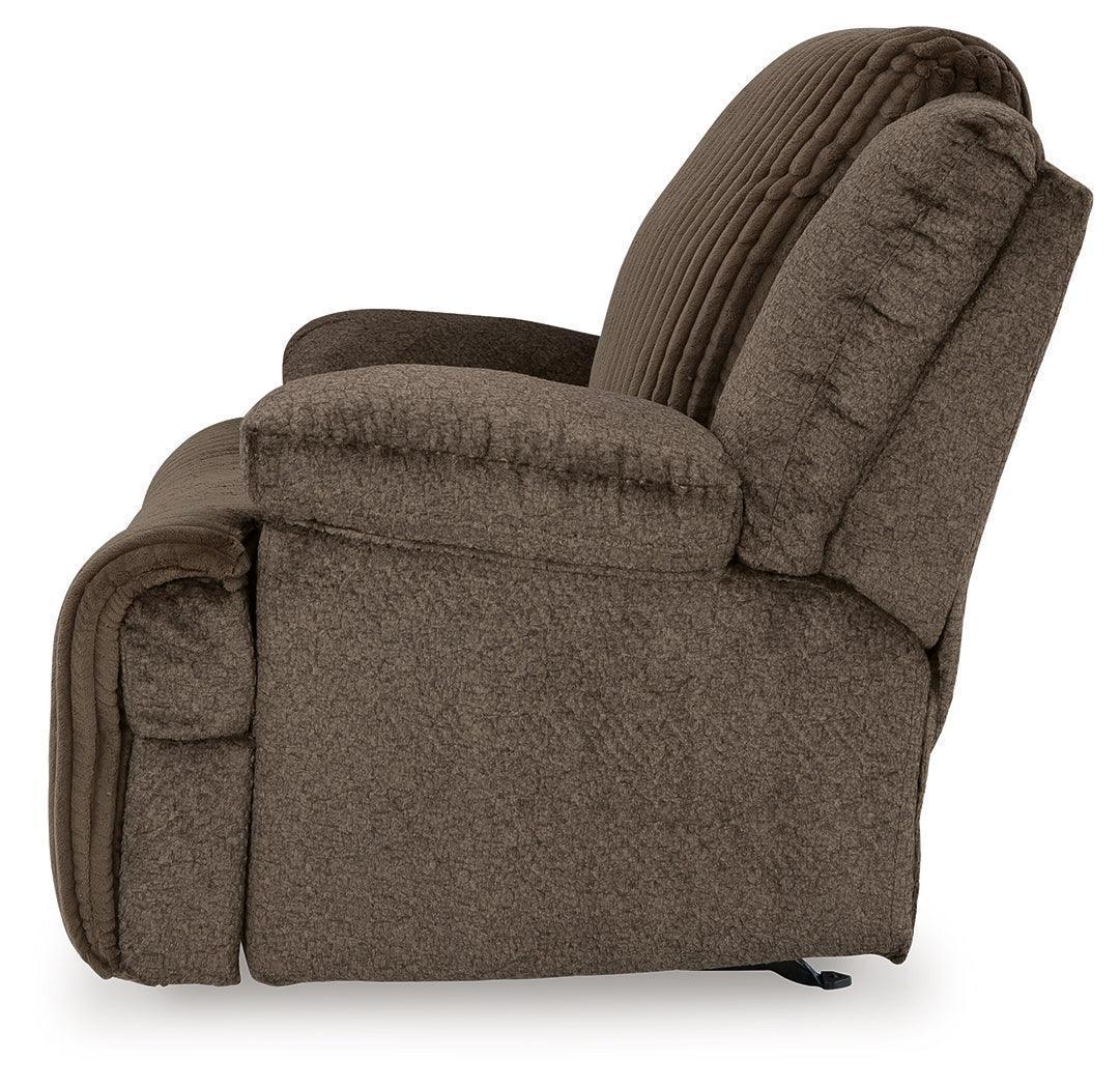 Top Tier Chocolate Velvet Recliner