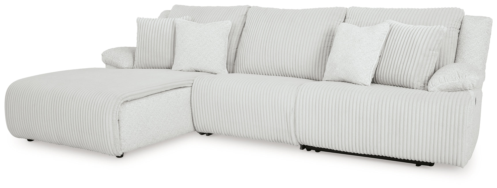 Top Tier Alloy 3-Piece Sectional Sofa Chaise