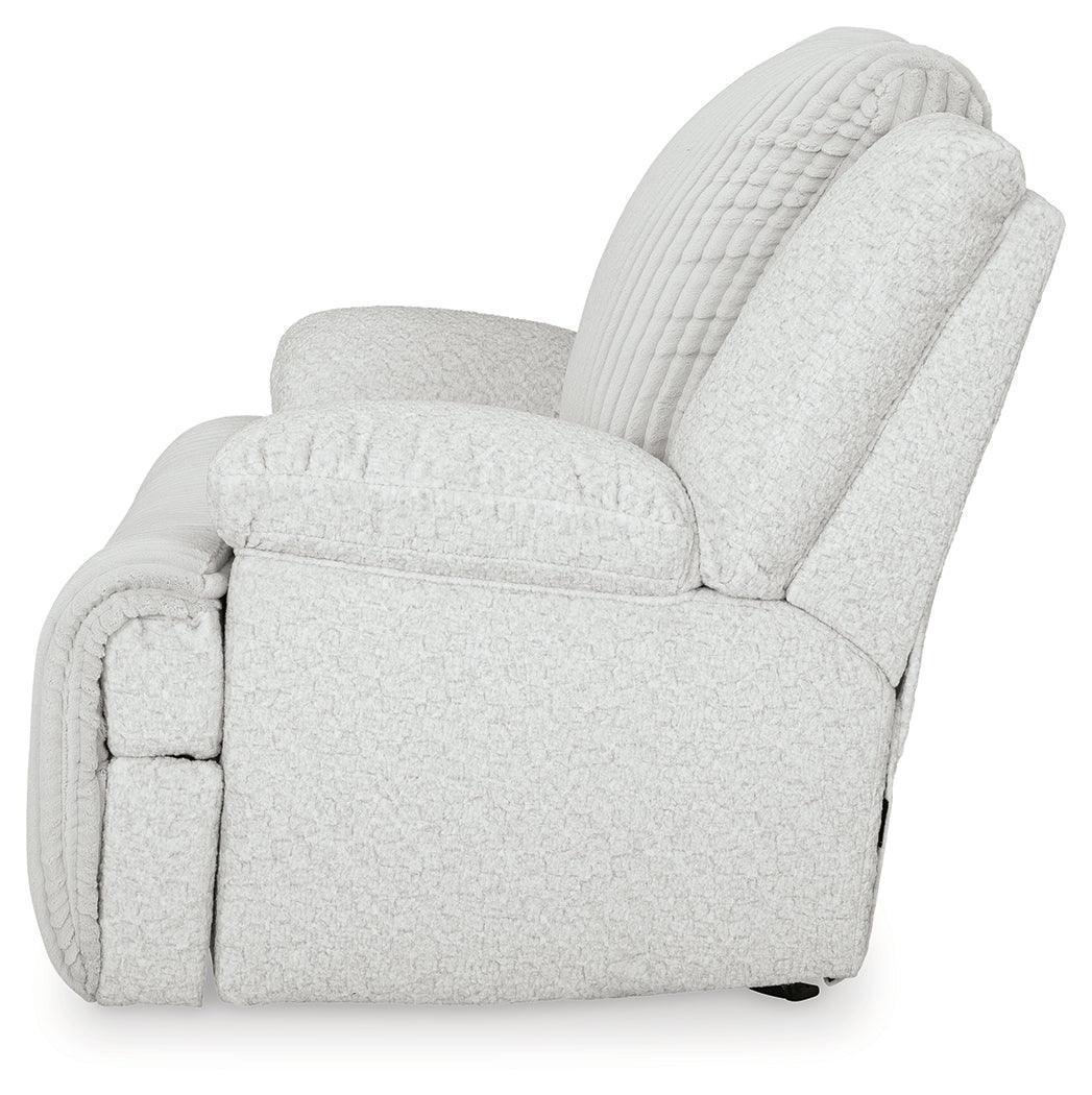 Top Tier Alloy Velvet Recliner