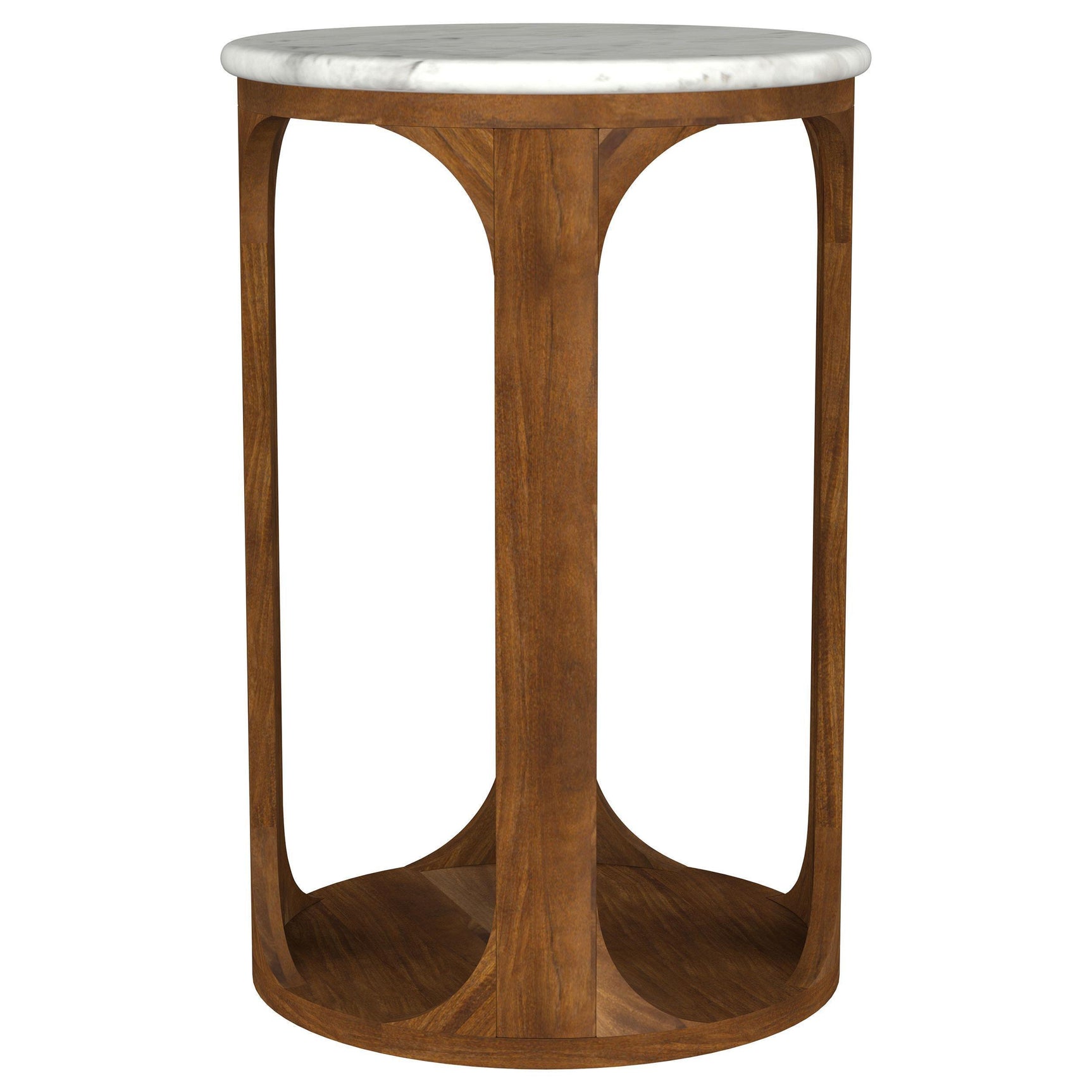 Komas Brown Marble Side Table