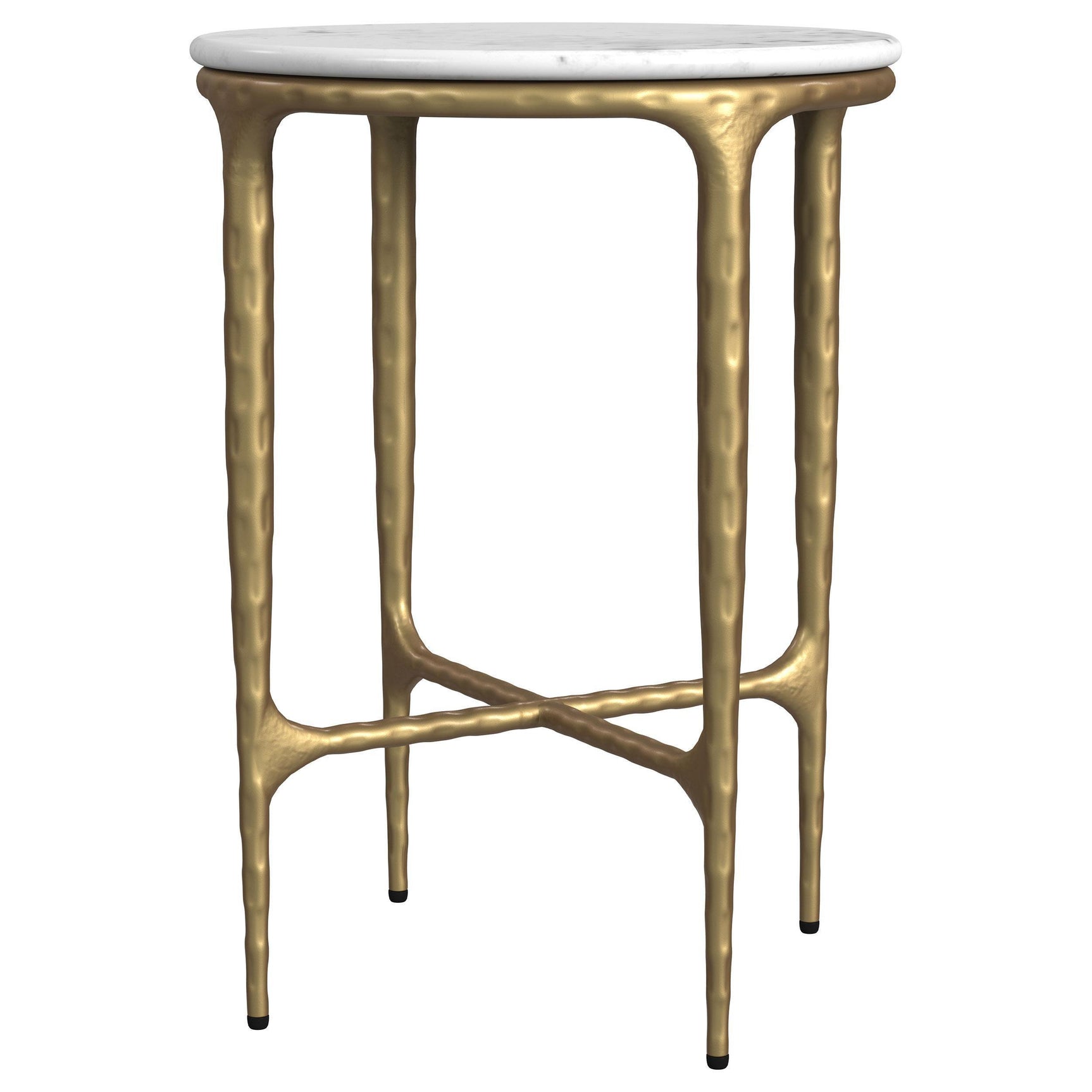 Umas Gold Marble Side Table