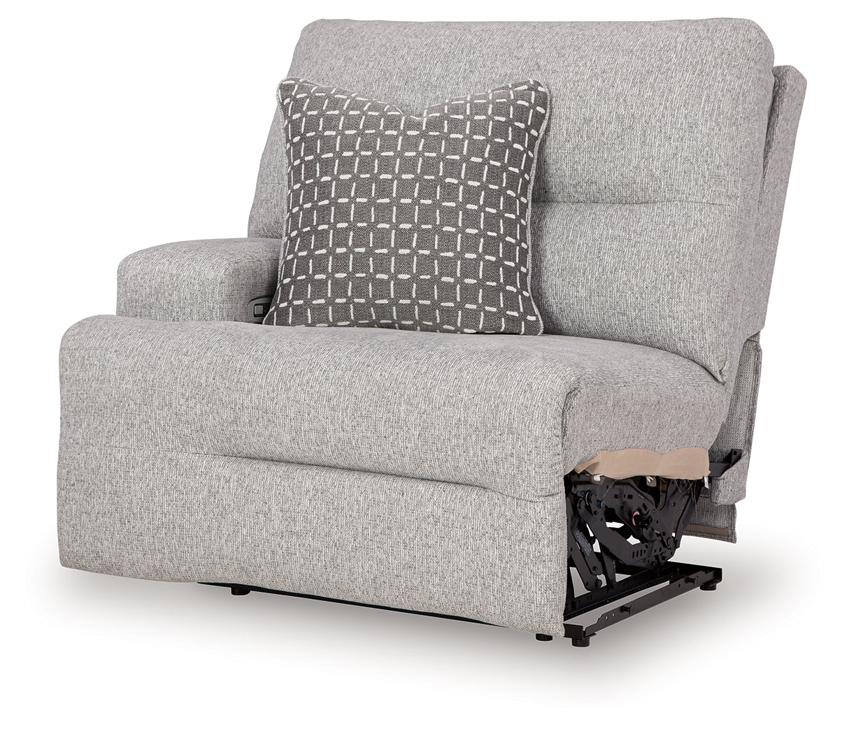 Acklen Place Pewter Performance Fabric,Next-Gen Nuvella™ 6-Piece Power Reclining Sectional