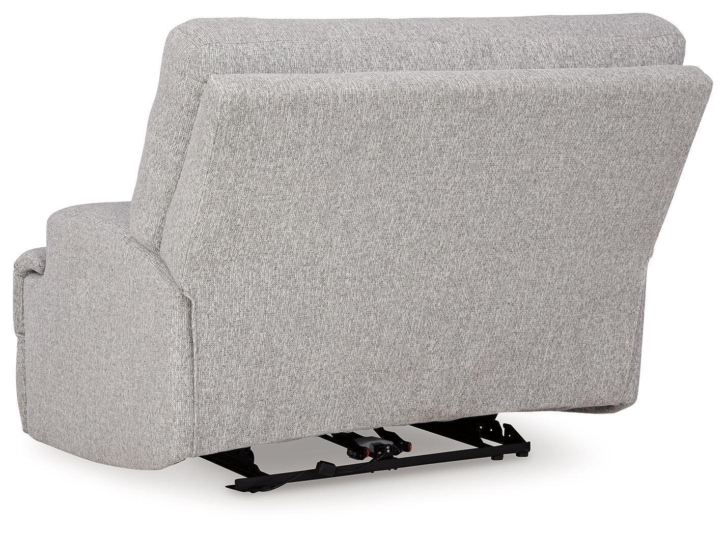 Acklen Place Pewter Performance Fabric,Next-Gen Nuvella™ Oversized Power Recliner