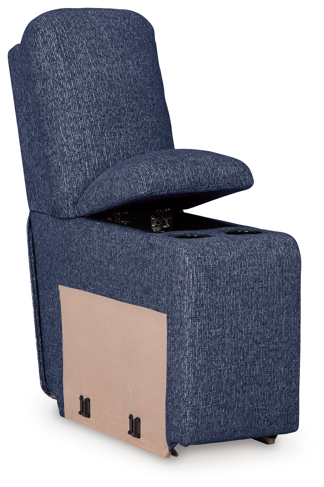 Acklen Place Navy Performance Fabric,Next-Gen Nuvella™ 6-Piece Power Reclining Sectional