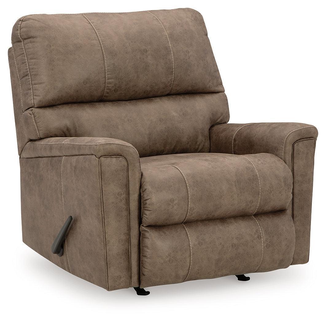 Navi Fossil Faux Leather Recliner