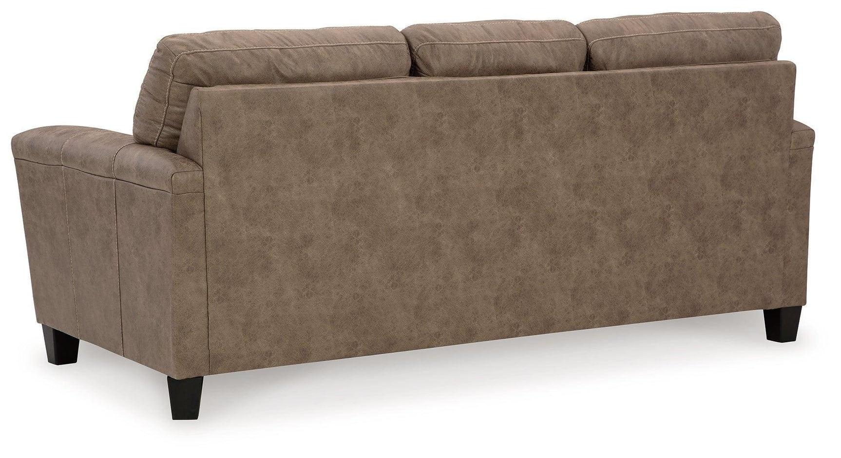 Navi Fossil Faux Leather 3-Seat Sofa