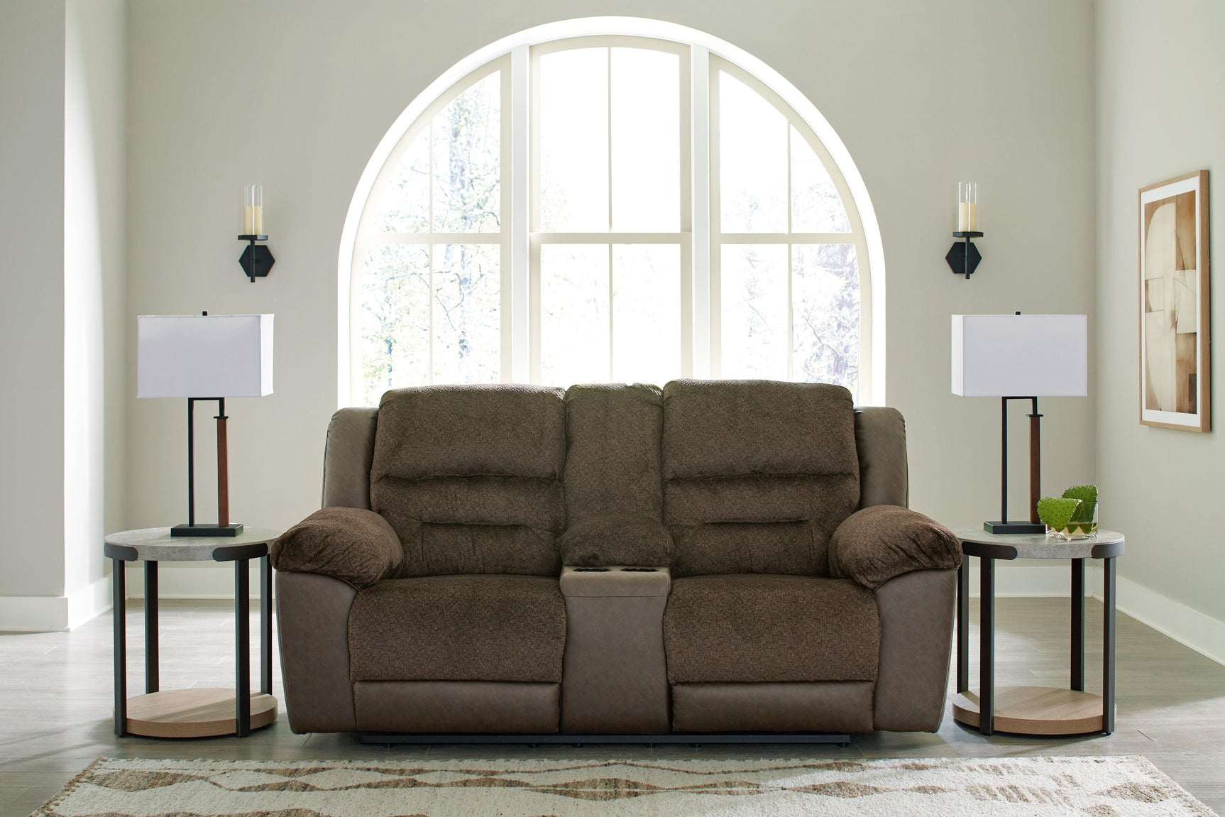 Dorman Chocolate Sofa, Loveseat and Recliner