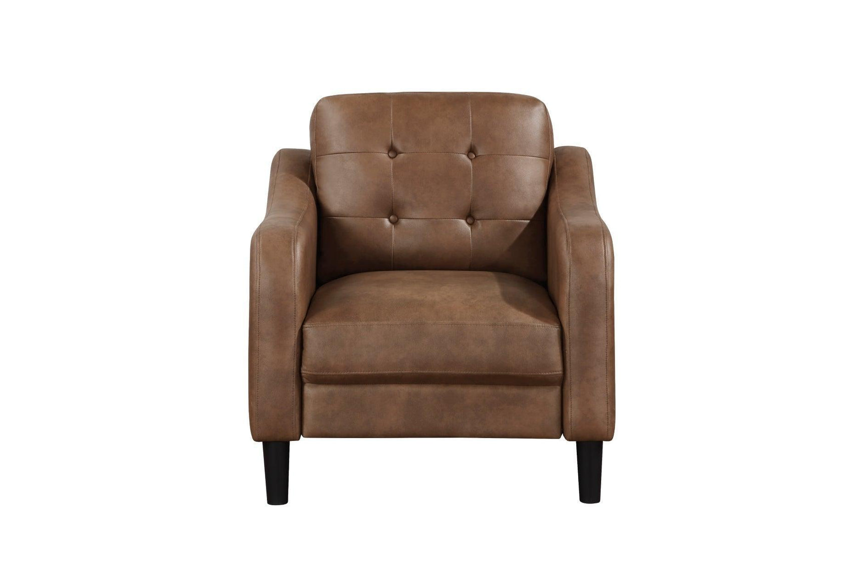 Mallory Brown Microfiber Living Room Set