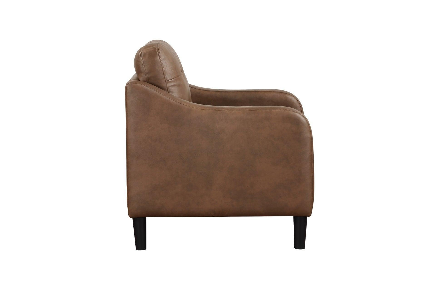 Mallory Brown Microfiber Living Room Set