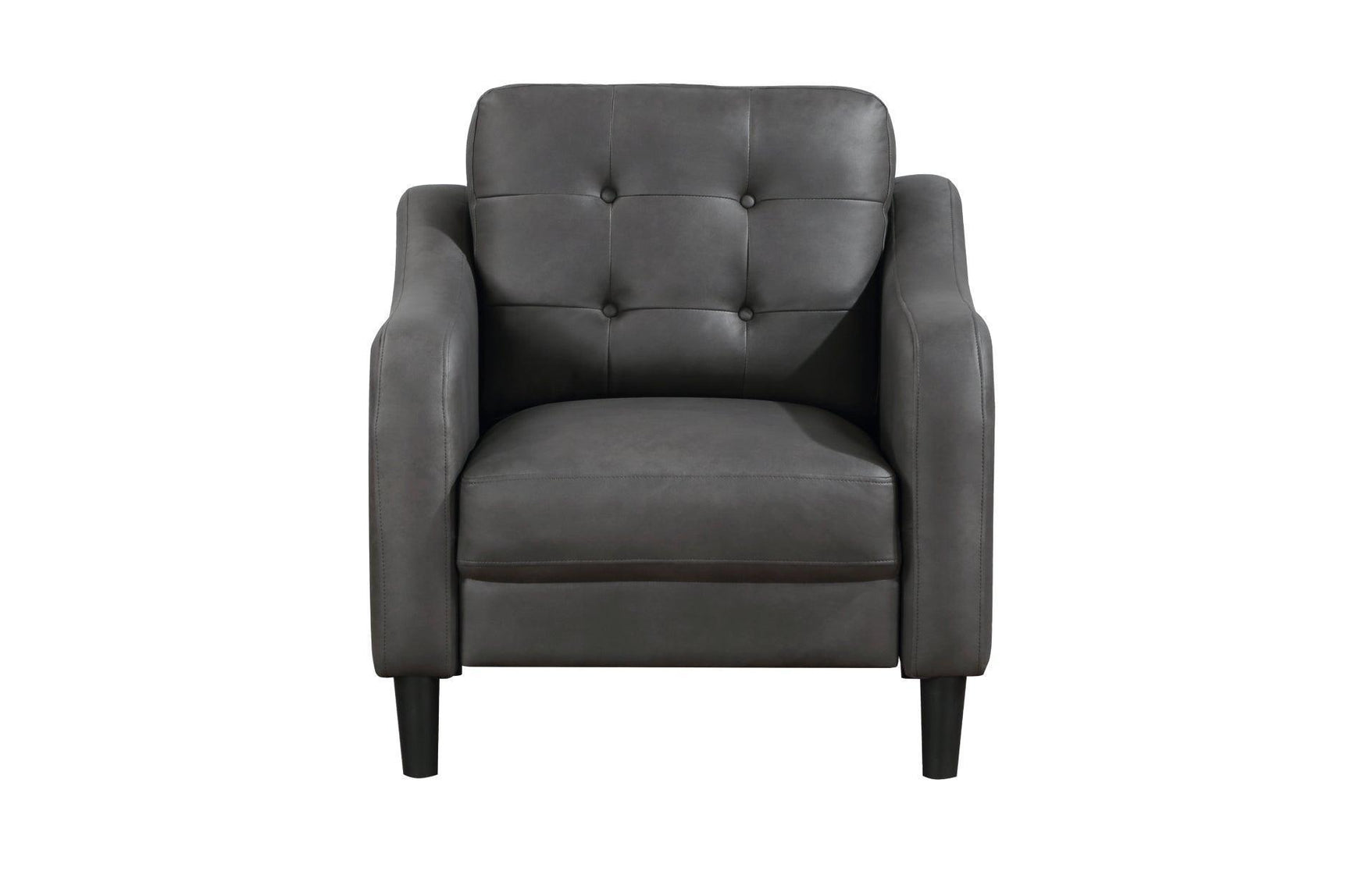 Mallory Gray Microfiber Living Room Set