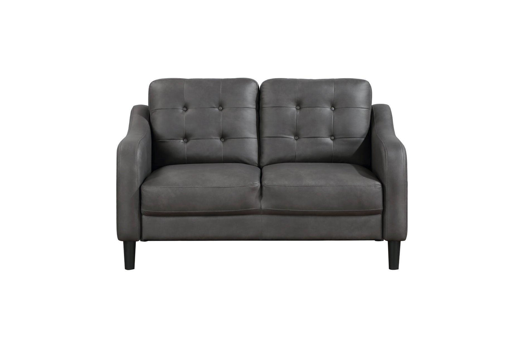 Mallory Gray Microfiber Living Room Set