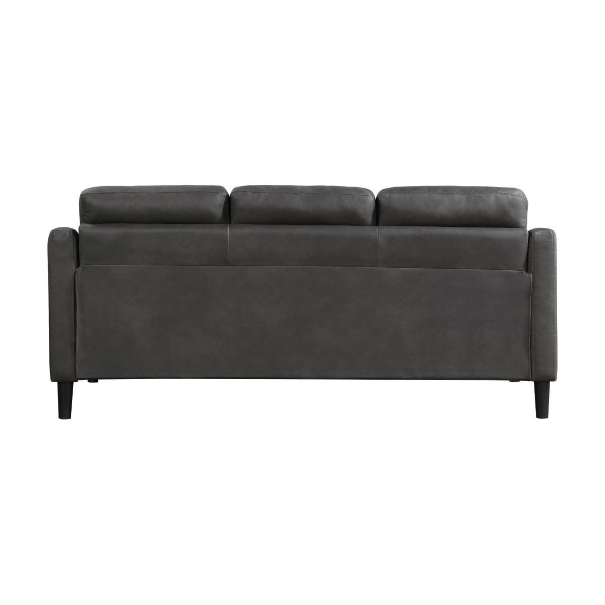 Mallory Gray Microfiber Sofa