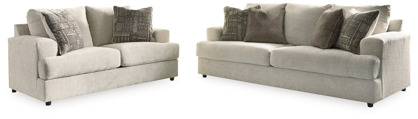 Soletren Stone Sofa and Loveseat