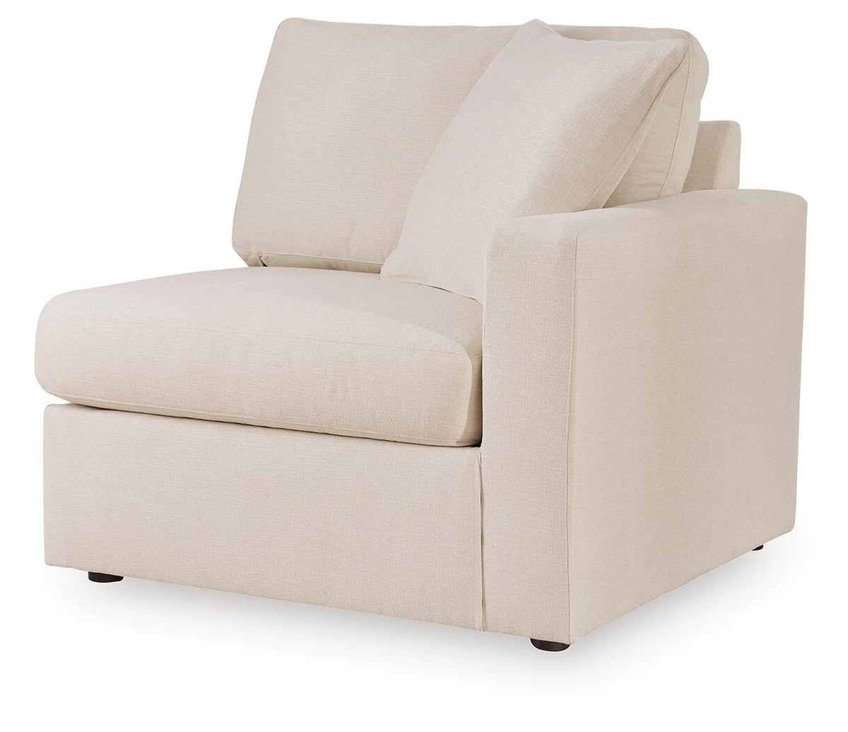 Modmax Oyster Performance Fabric 5-Piece Sectional — angled view