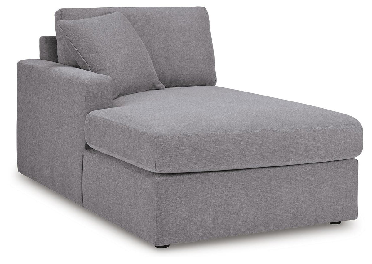 Modmax Granite 4-Piece Sectional with Chaise — angled view