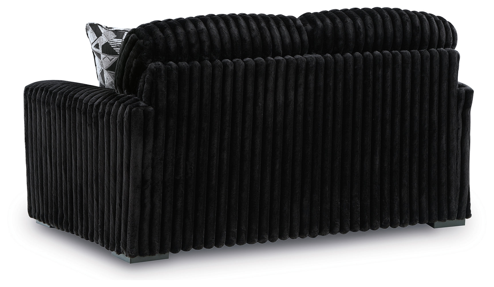 Midnight-Madness Onyx Sofa and Loveseat