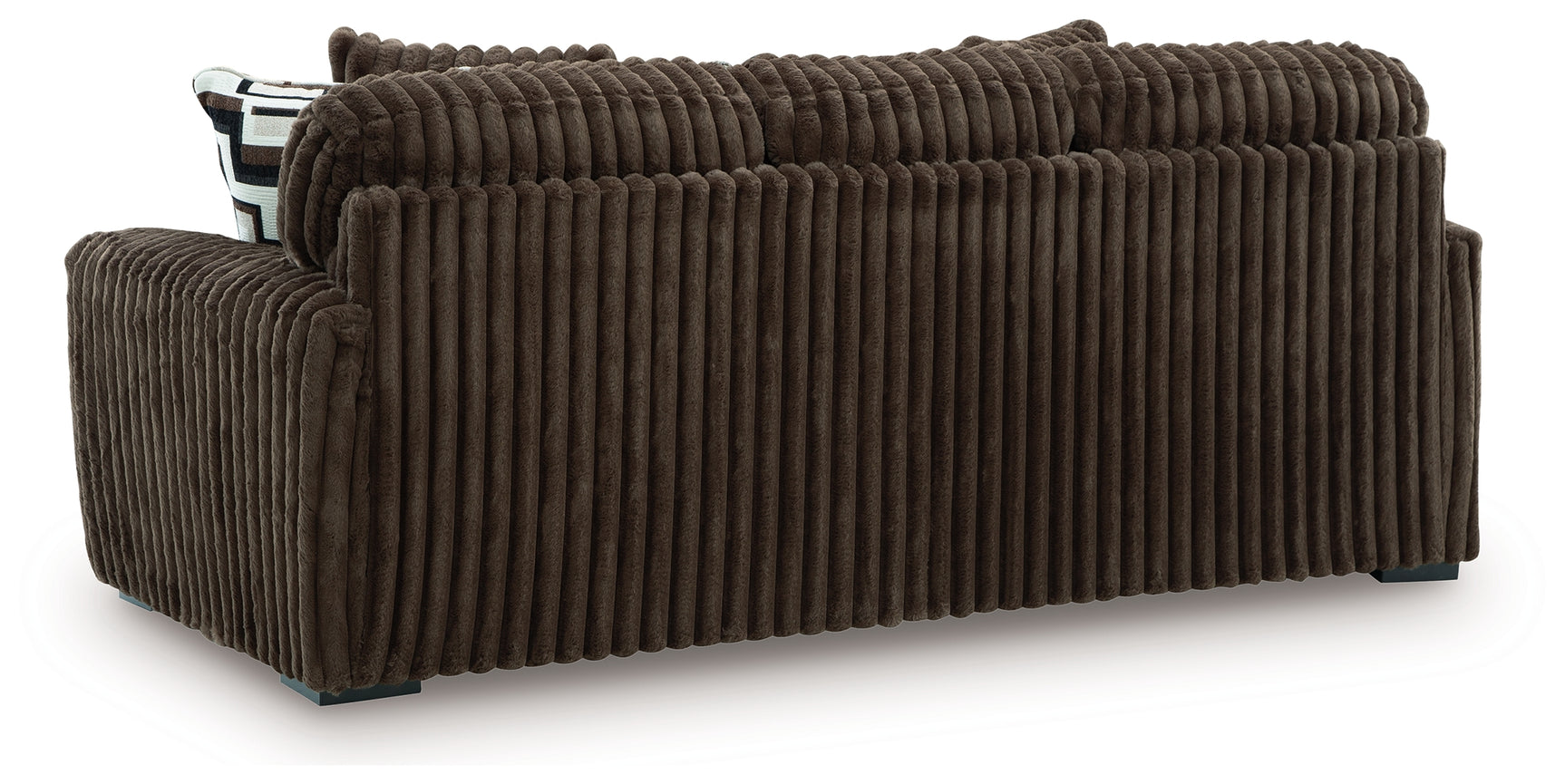 Midnight-Madness Chocolate Sofa and Loveseat