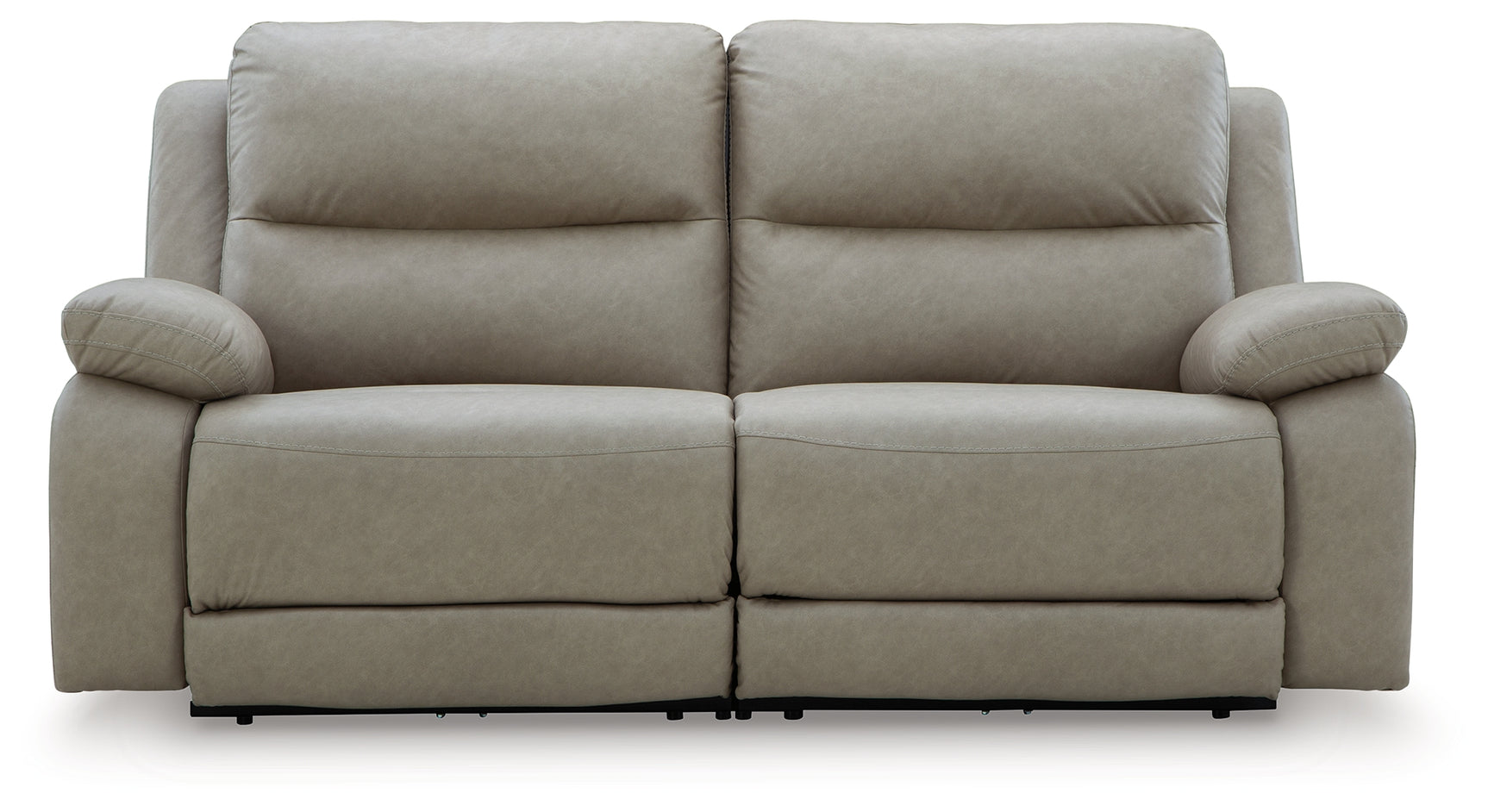 Narwhal Place Pebble Faux Leather 2-Piece Reclining Loveseat