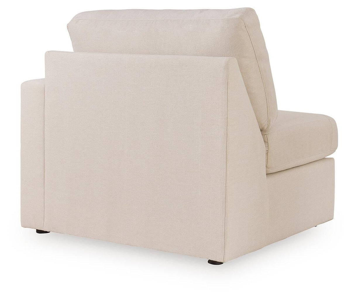 Modmax Oyster Performance Fabric 5-Piece Sectional — back view