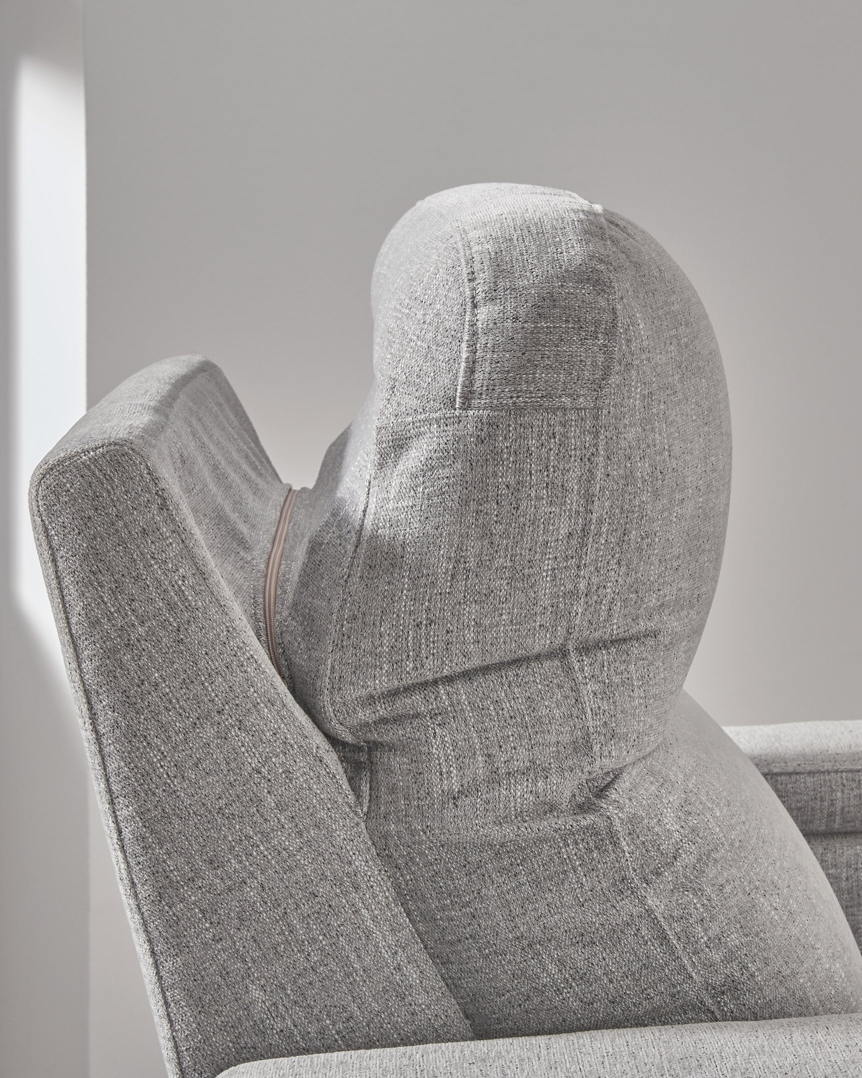 Pineland Pewter Performance Fabric,Next-Gen Nuvella™ Power Glider Recliner with Audio System