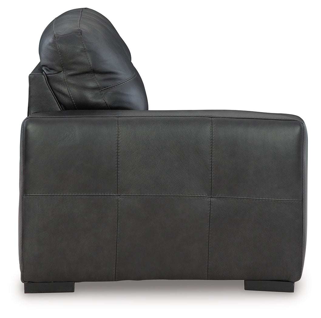 Brindley Fog Pier 4-Piece Sectional with Ottoman