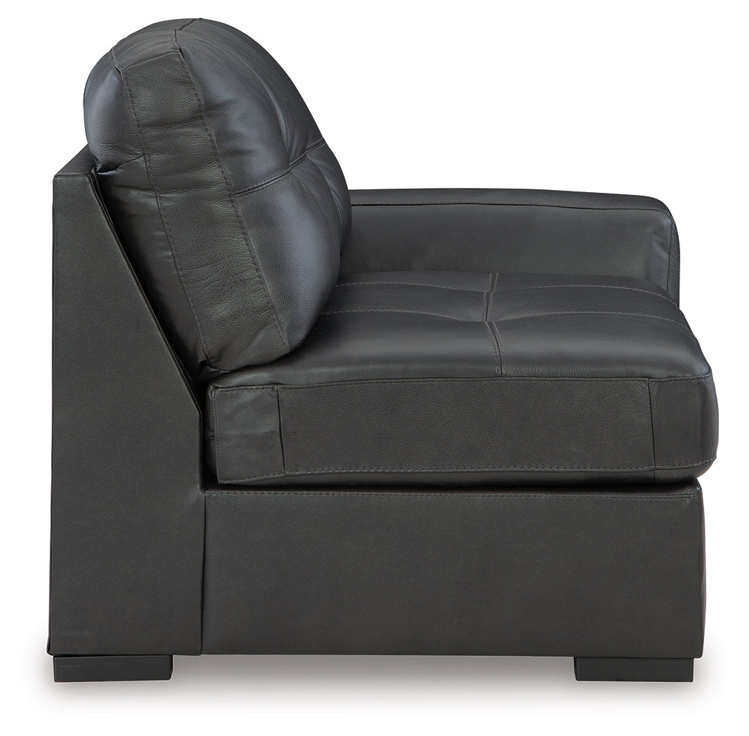 Brindley Fog Pier 4-Piece Sectional with Ottoman