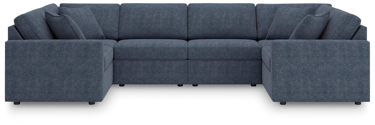 Modmax Ink 6-Piece Sectional with Ottoman — front view