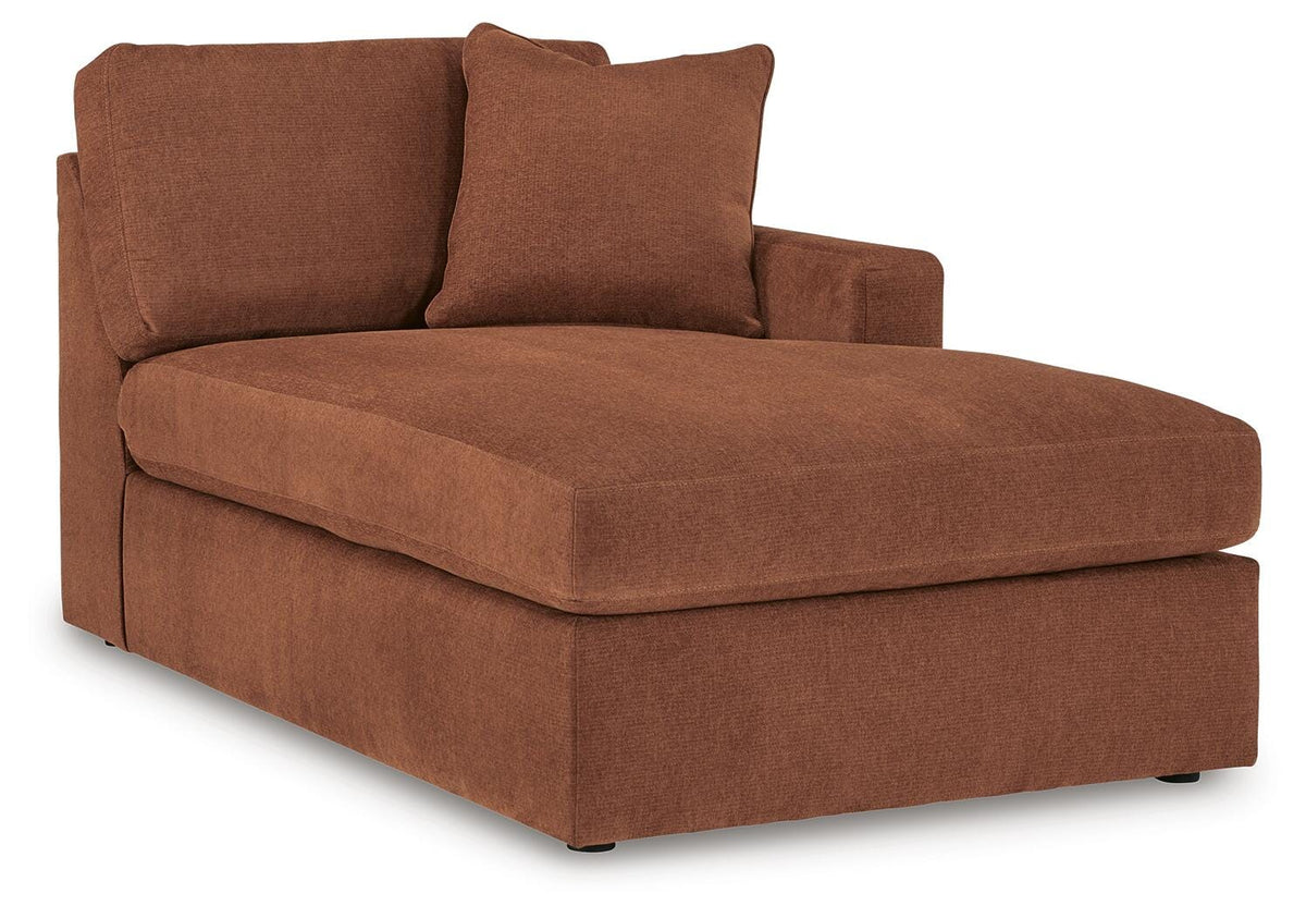 Modmax Spice 6-Piece Sectional with Ottoman — angled view