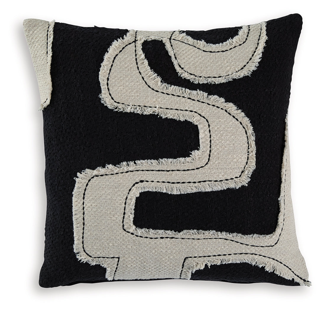 Veerbank Black/Beige Pillow (Set of 4)
