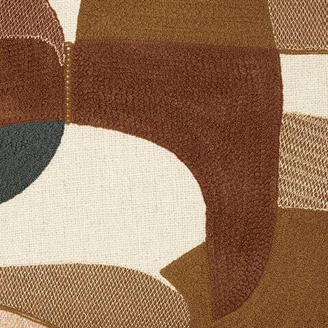 Hallam Sienna/Gold/Charcoal Pillow (Set of 4)