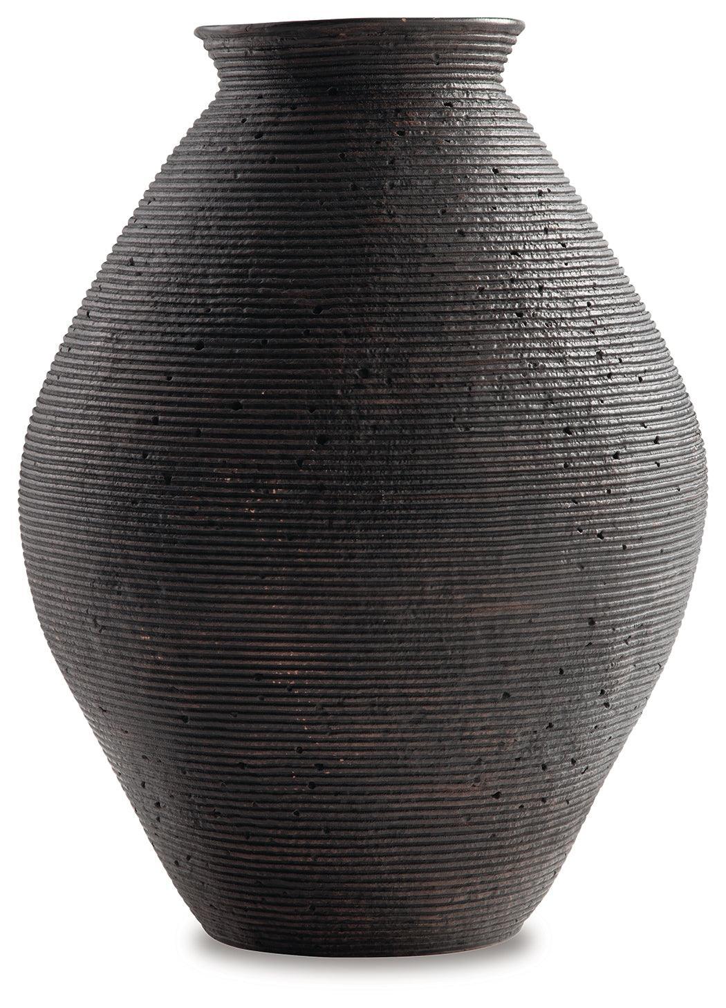 Hannela Antique Brown Vase A2000512 - Ella Furniture